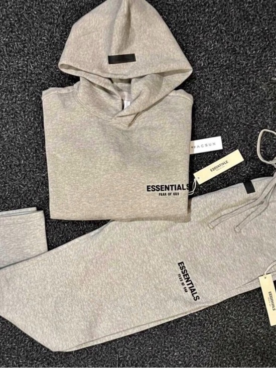 Fear of God Other - Fear of God Essentials Light Heather Gray Hoodie & Joggers Set. Authentic.